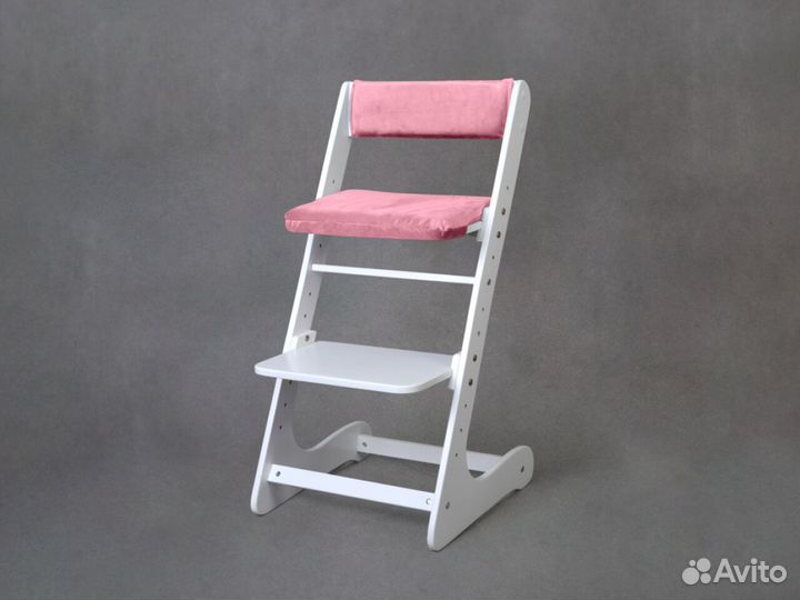 Белый растущий стул