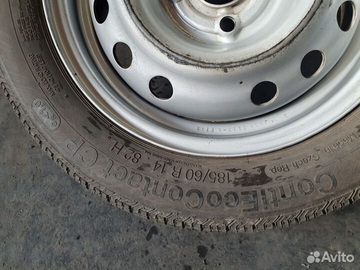 R14 Continental ContiEcoContactCP 185/60, PCD 4x100 DIA 56.6