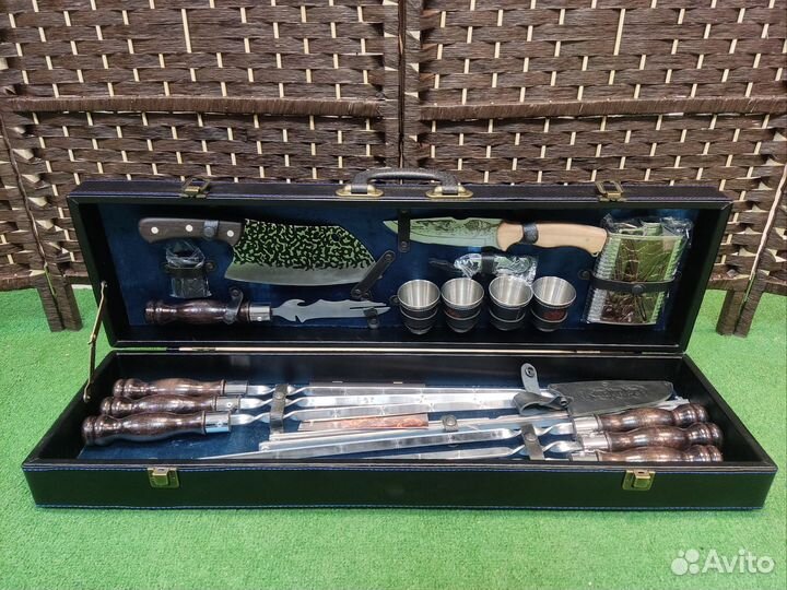 Набор шампуров в кейсе