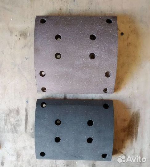 Накладка тормозная задняя F3000 (8+10 отверстий)