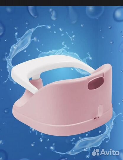 Стульчик для купания в ванной со съемным столиком