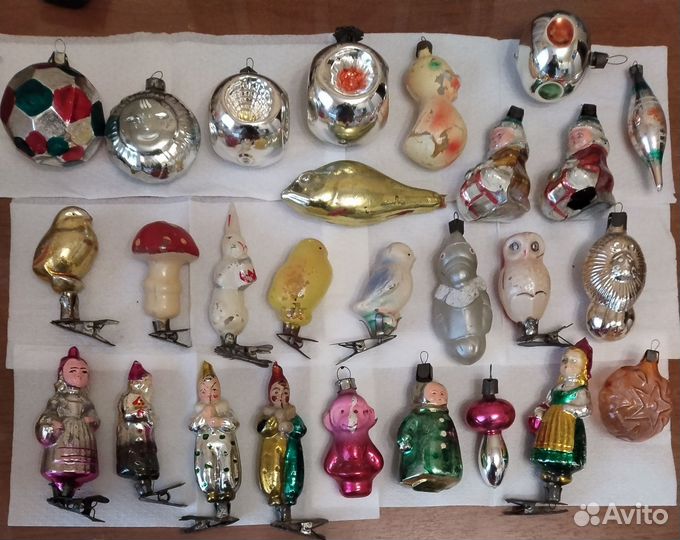 Елочные игрушки СССР