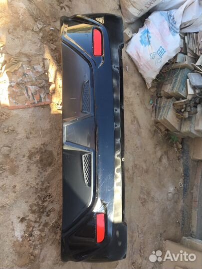 Задеий бампер приора хетчбек