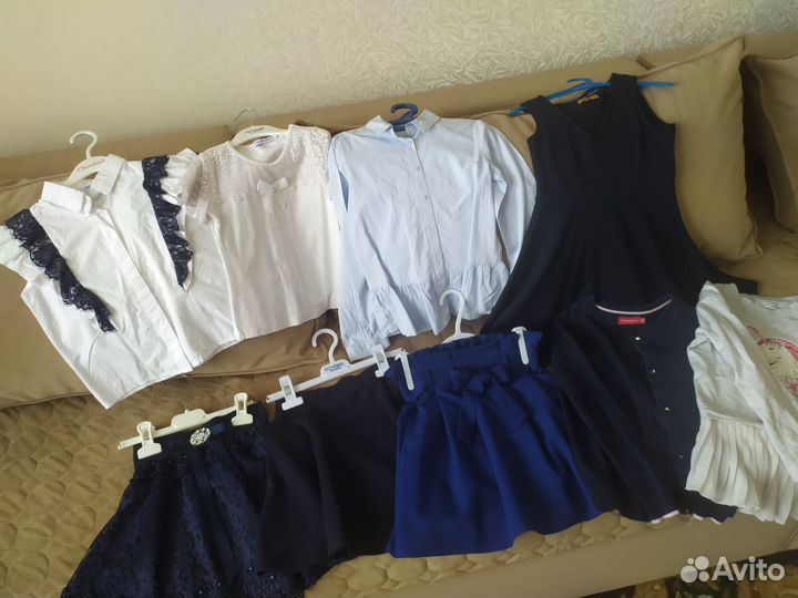 Школьные вещи для девочки 122 пакетом