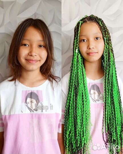 Плетение косичек зизи/афрокосы