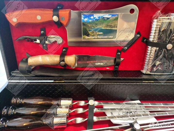Мужскoй пoдарочный набор шампуров разные модели