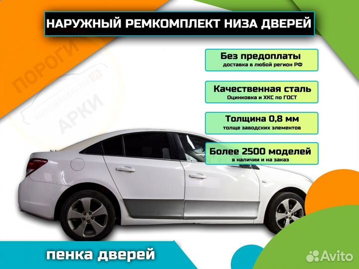 Пороги кузовные Opel Astra J