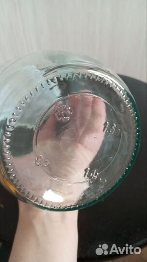 Банка стеклянная 1,5 литра