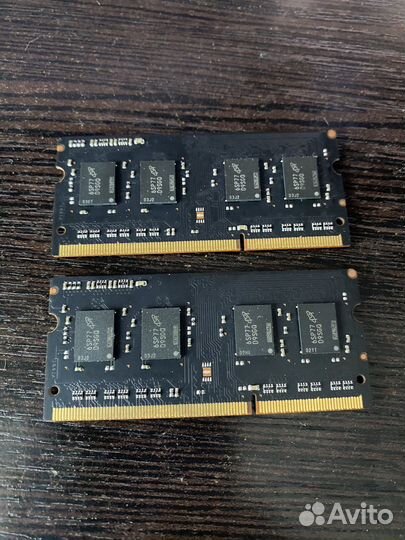 Оперативная память sodimm ddr3l для ноутбука 8gb