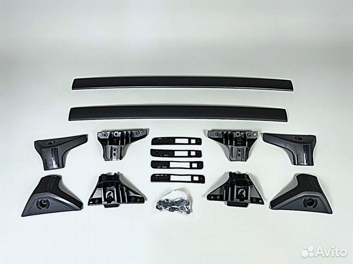 Рейлинги поперечные RAV4 XA50 c20г Черные