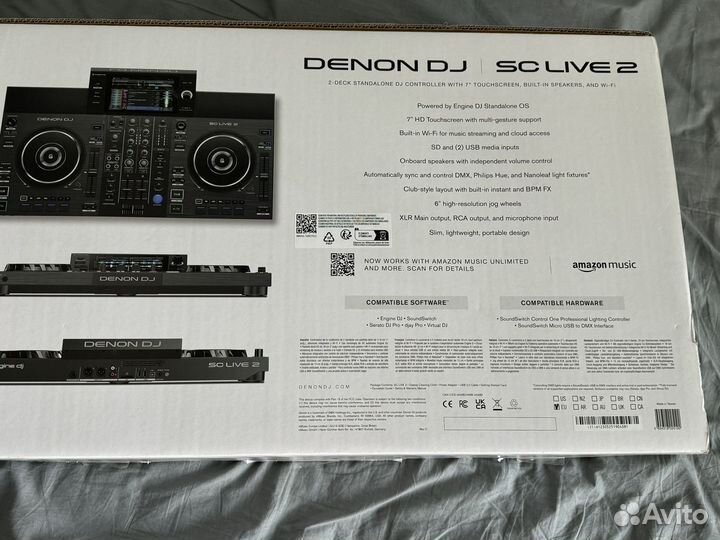 Пульт DJ-контроллер Denon SC live 2 EU