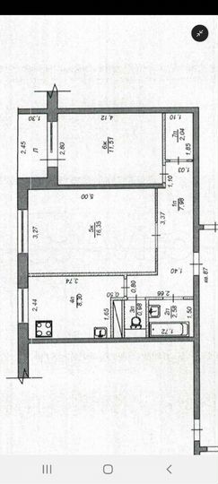 2-к. квартира, 51 м², 4/9 эт.