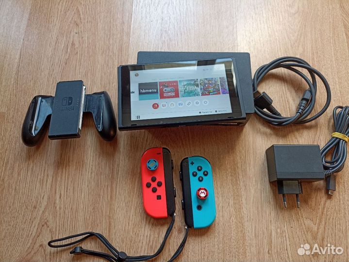 Nintendo Switch v2 прошитый + 25 игр