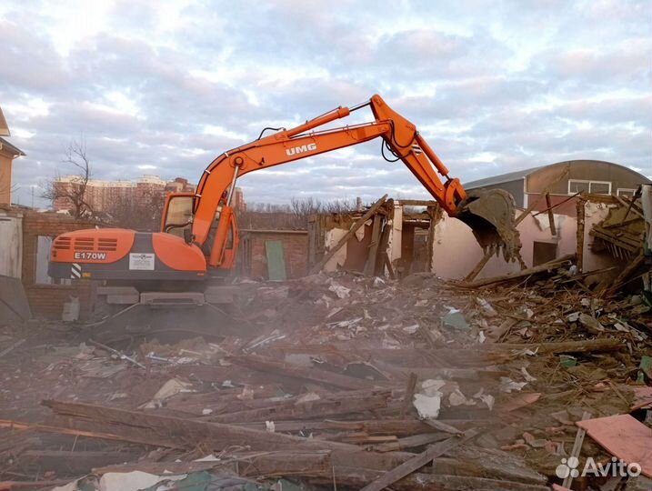 Демонтаж стен, квартир. Снос домов. Под ключ и др