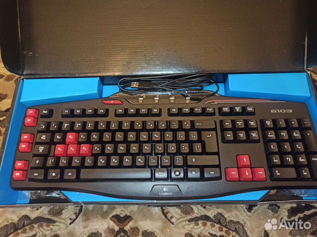 Игровая клавиатура Logitech G103 новая купить в Москве | Электроника ...