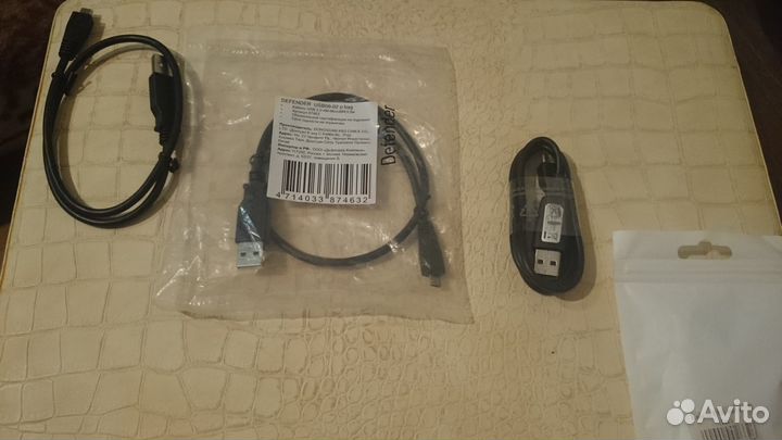 Кабели USB - micro USB. Новые, фирменные, разные