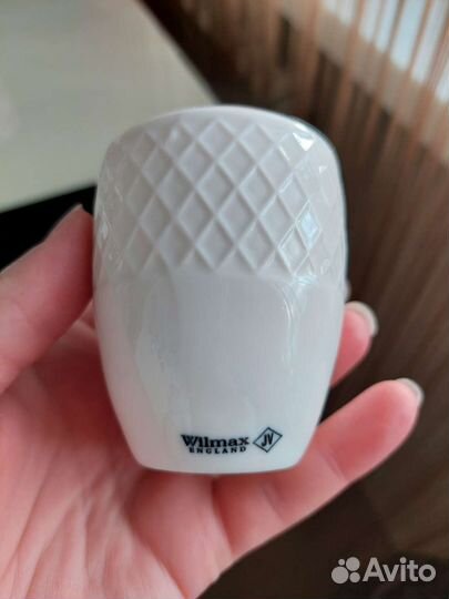 Перечница фарфоровая белая Wilmax