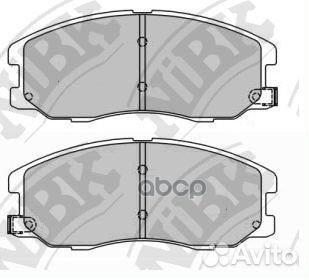 Колодки тормозные дисковые перед PN0068 NiBK