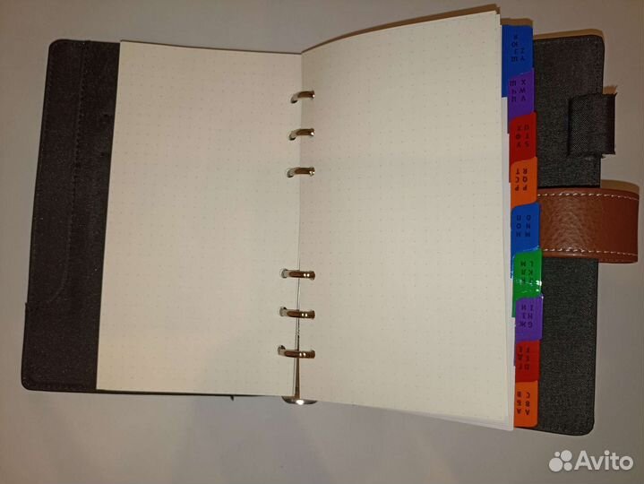 Ежедневник на кольцах блокнот а6
