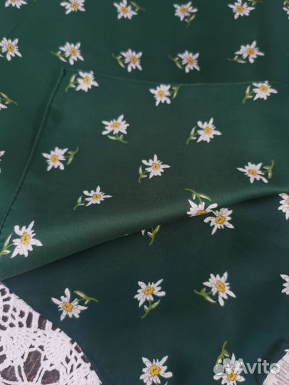 Эдельвейс платочки зелёный тон