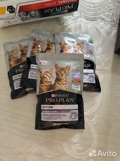 Корм для котят pro plan мягкий