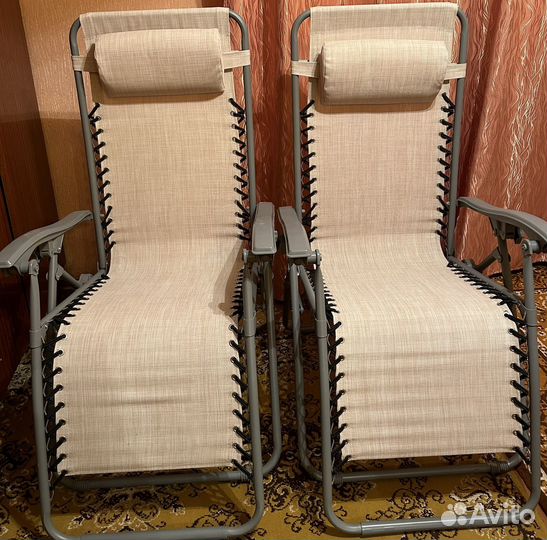 Кресло шезлонг складное