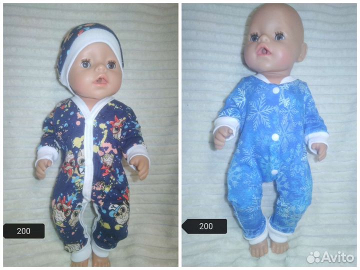 Слипы, комбинезоны на кукол