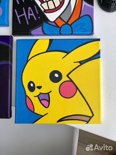 Картина 20х20 Арт Комиксы