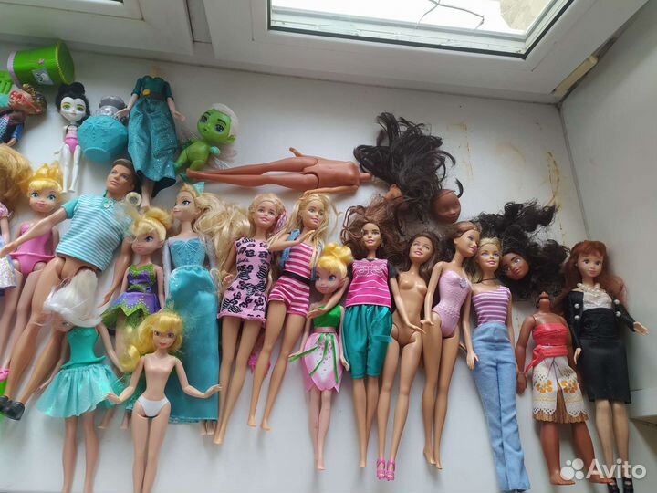 Барби куклы пакетом лот
