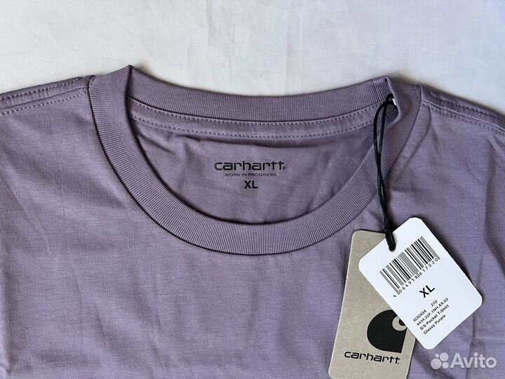 Футболка Carhartt Pocket Glassy Purple Оригинал