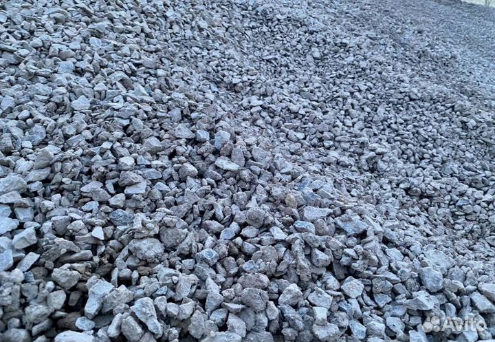 Щебень известковый