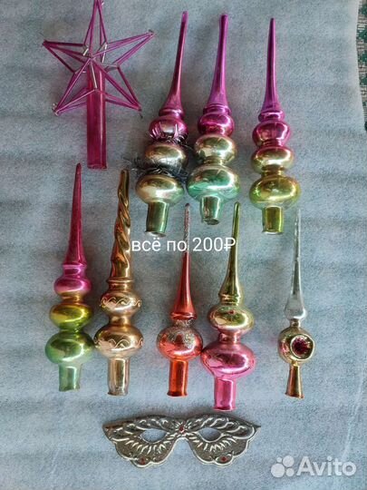 Елочные игрушки СССР