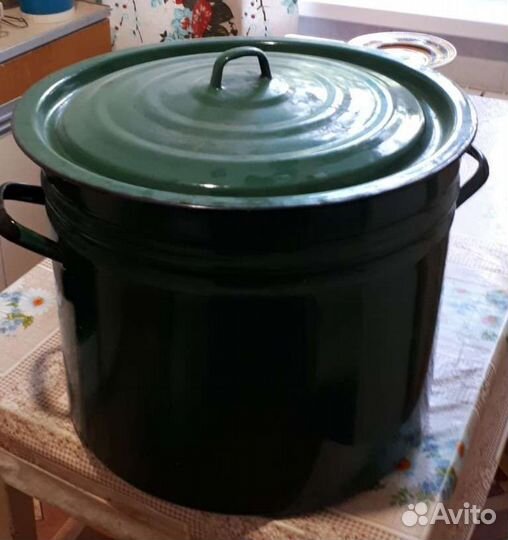 Кастрюля эмалированная 50 литров
