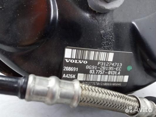 Вакуумный усилитель тормозов volvo XC60 (68F03KT01