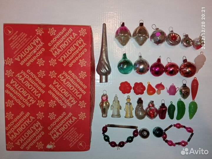 Ёлочные игрушки СССР