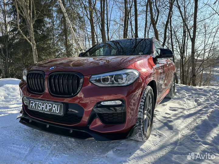 Губа переднего бампера BMW X3 X4 G - кузов