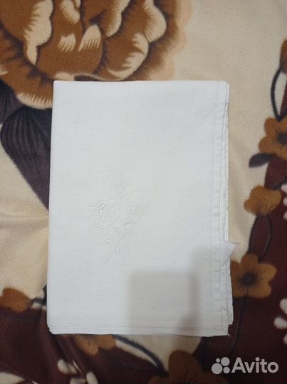 Простынь лён, хлопок - 4 шт и пододеяльник - 3 шт