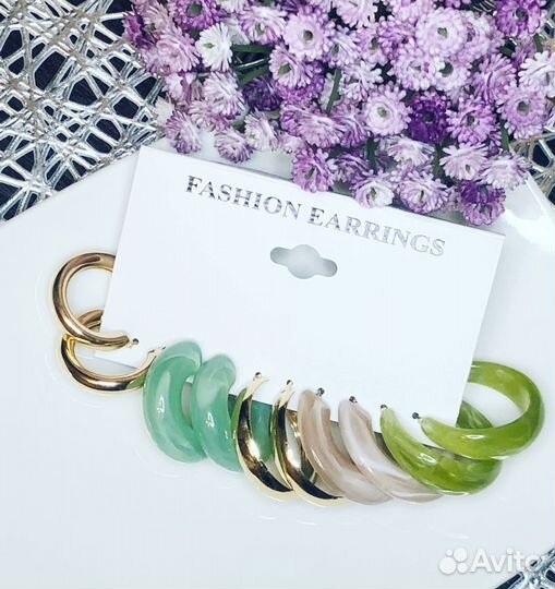 Набор сережек