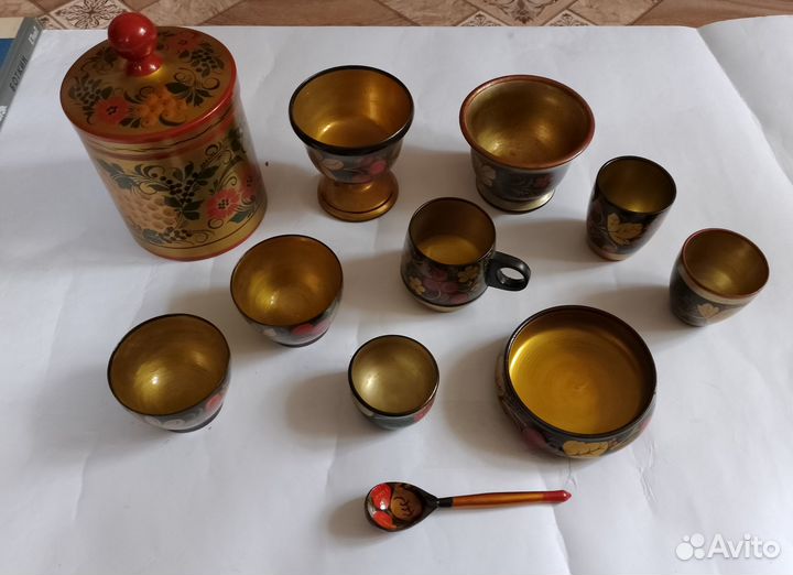 Посуда Хохлома СССР