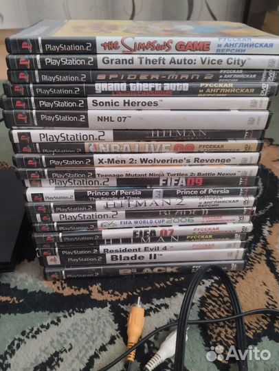 Sony playstation 2 c играми
