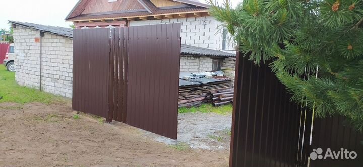 Штакетник металлический