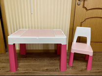 Столик и стульчик multi FUN розовый стол и стул
