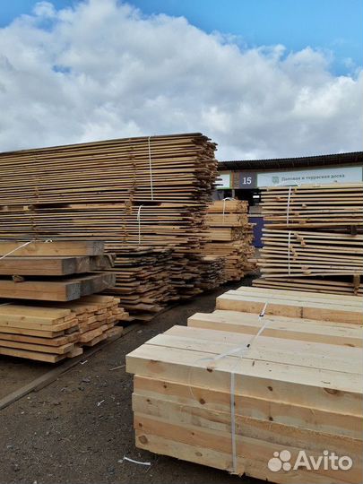 Пиломатериалы. Доска сухая 40 100 6000