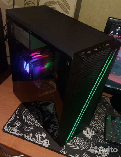 Игровой пк Intel 8 ядер / RX 560 4GB / 16GB
