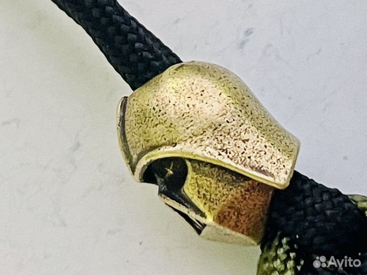 Темляк брелок с латунной бусиной 