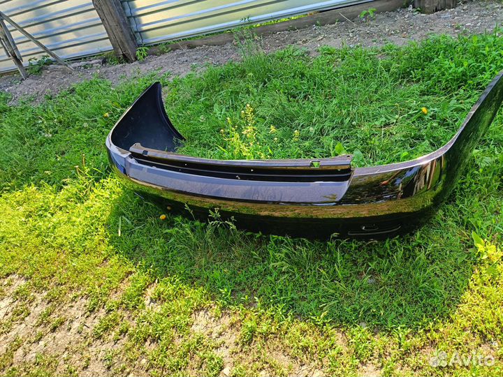 Задний бампер priora 1 седан цвет космос