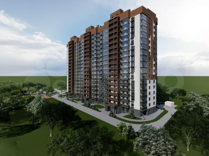 2-к. квартира, 62,6 м², 4/18 эт.