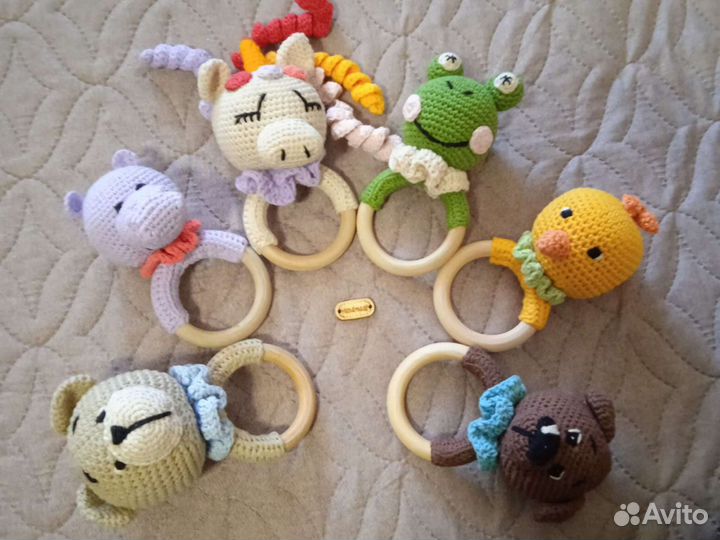 Погремушка грызунок ручной работы