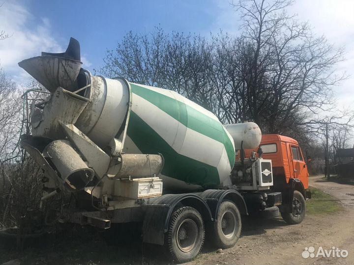 Автобетоносмеситель КАМАЗ 55102, 1990