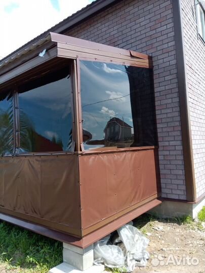 Мягкие окна для террасы